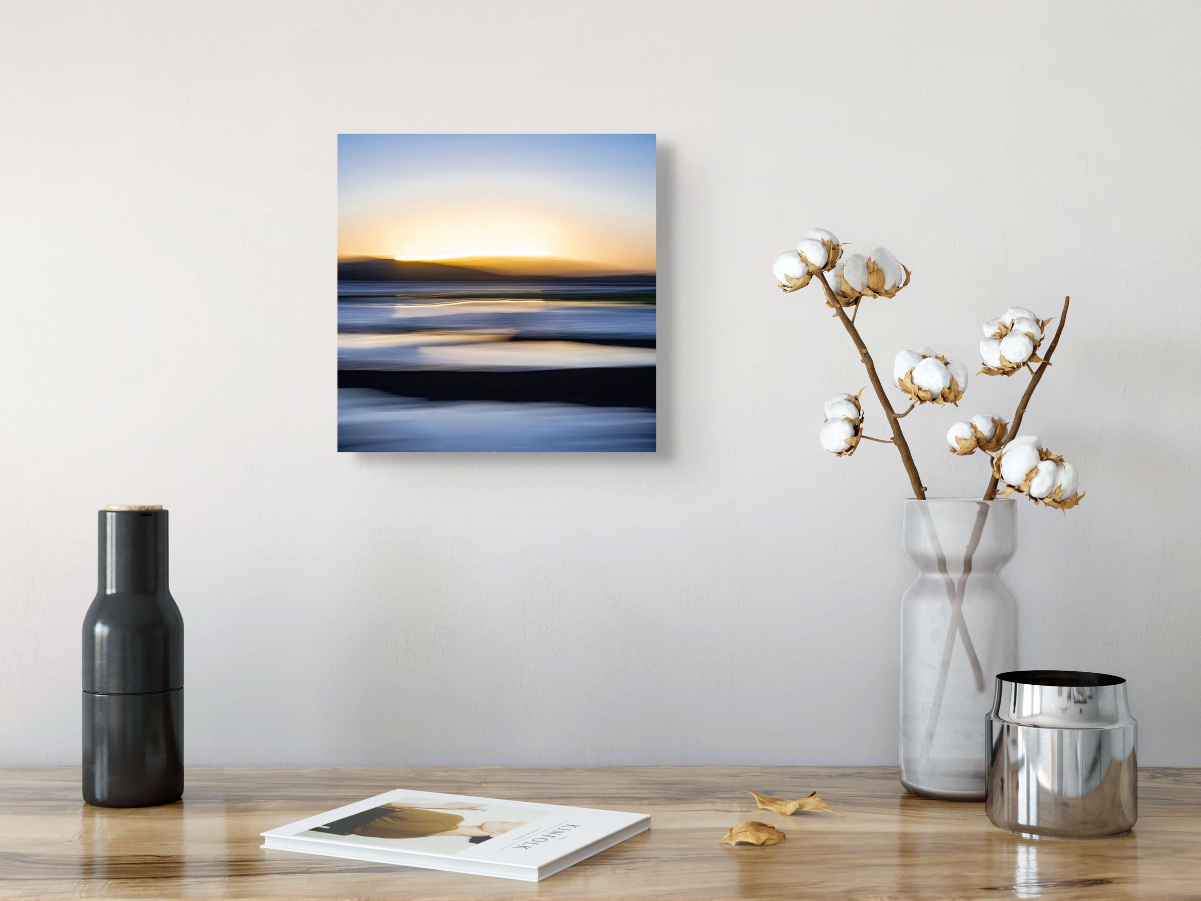 Squarine 005 - Tides of Gold (30cm x 30cm)