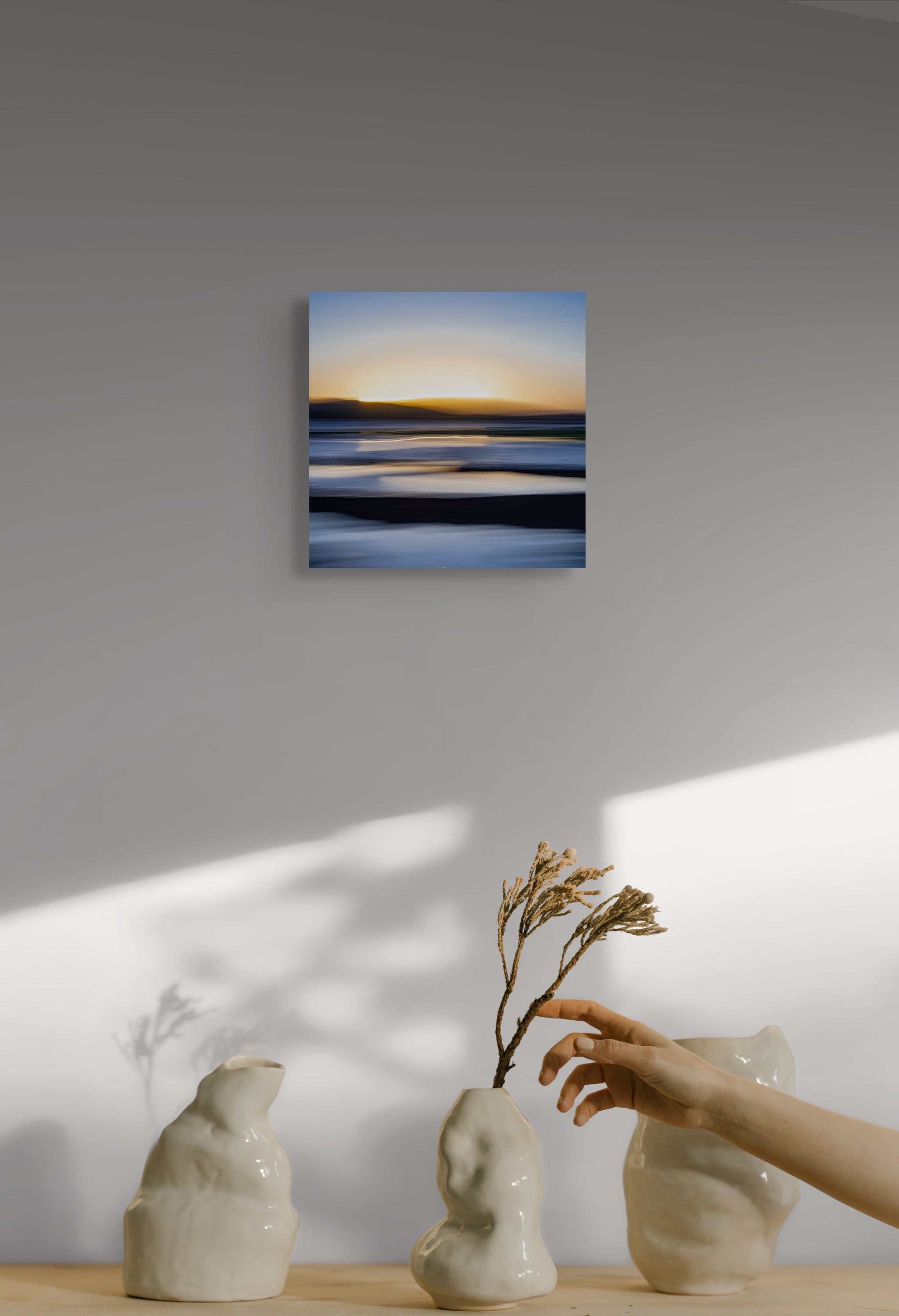 Squarine 005 - Tides of Gold (30cm x 30cm)